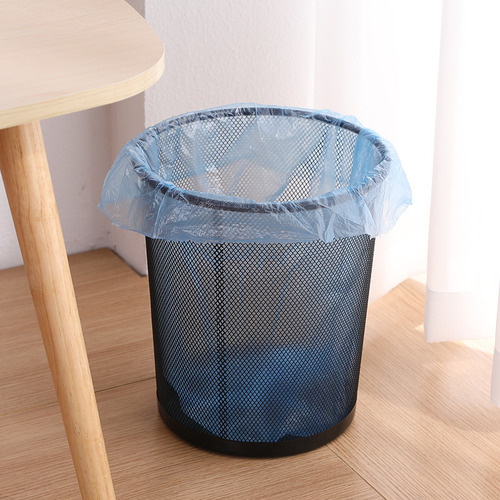 Cubo De Basura De Malla, Redondo, Abierto, De Metal, Basura