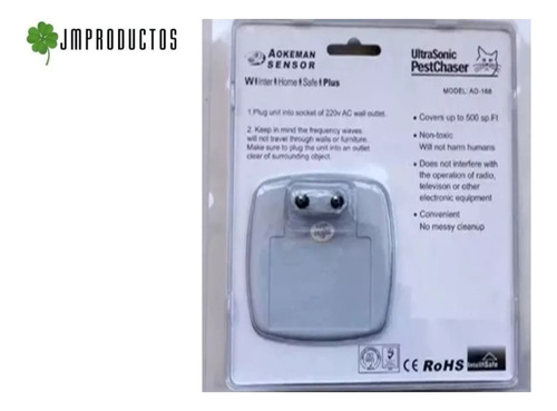 04 Repelentes Ratones Ratas Ultrasonido + 04 Trampas Manual