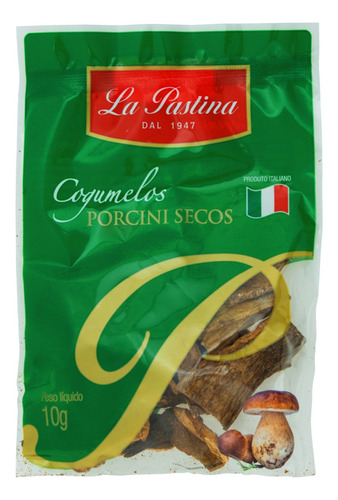 Cogumelo Porcini Seco La Pastina Pacote 10g