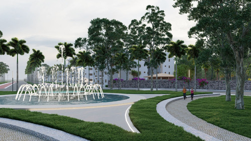 Imagen 12 de 15 de Apartamentos 3hab Listos 2025 C/areas Social, Piscina, Parque Infantil, Cancha Deportiva Y Jardines En Veron - Punta Cana