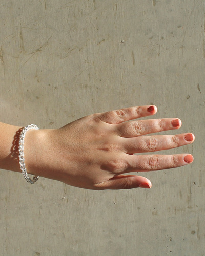 Imagen 2 de 6 de Pulsera Plata 925 Espiga Mujer