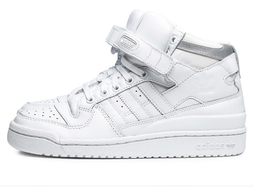 adidas forum mid triple white