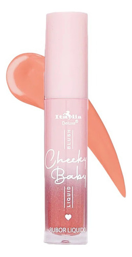 Rubor Liquido Cheeky Baby Italia Deluxe Mejillas Y Labios Tono Del Maquillaje 03 Gorgeous