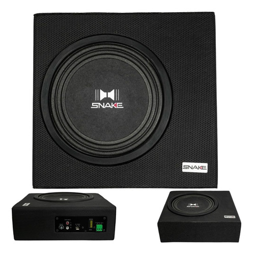 Caixa De Som Slim 8.200s Amplificada 8 Polegadas 200w Rms