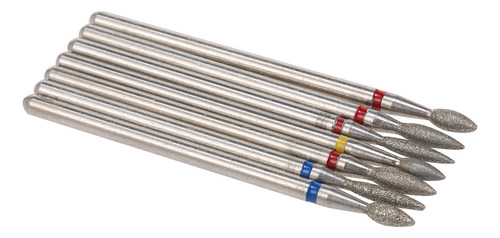 Juego De 7 Brocas Eléctricas De Diamante Para Uñas, Fresa A