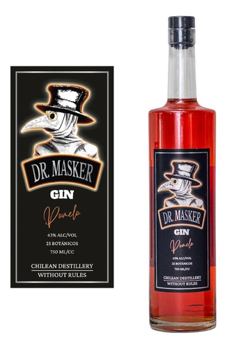 Linea De 4 Gin, Dr. Masker Y Bubble Gum 750cc