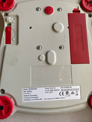 Bascula Nueva De Precision Digital Scout Modelo Spx6202kr (Usado)