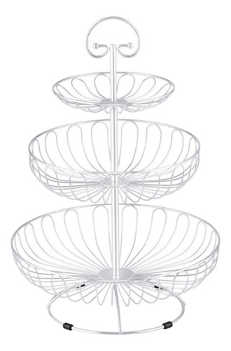 Canasta De Frutas De 3 Niveles Soporte De Canasta De Frutas