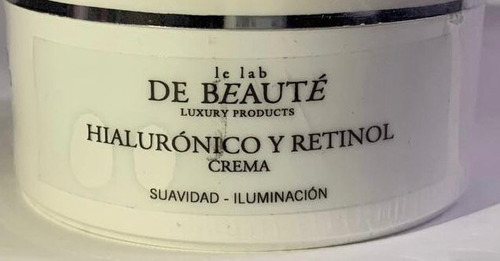 Crema Ac. Hialuronico Y Retinol 100g Le Lab  La Plata