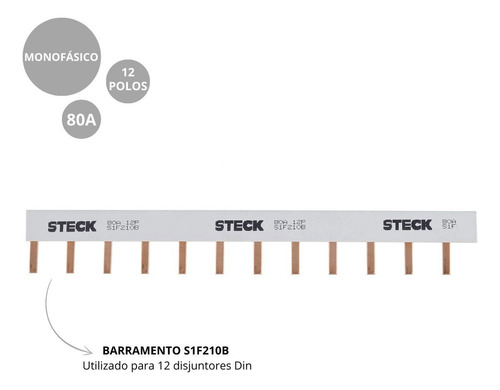 Kit Quadro Emb P/48 Disjuntor + Barramento Mono Neutro/terra