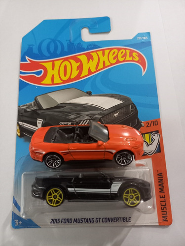 Pack 2015 Ford Mustang Gt Convertible - Hot Wheels