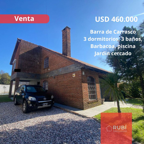 Casa En Venta De 2 Plantas, 3 Dormitorios C/cocheras En Barra De Carrasco