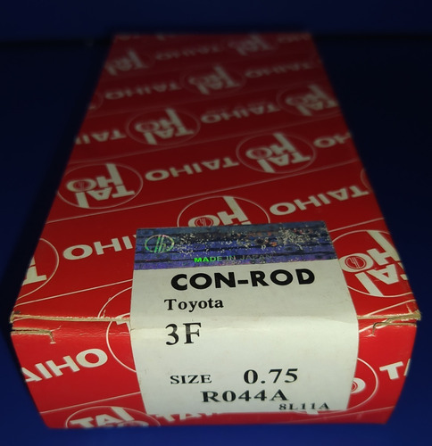 Concha De Biela Toyota 3f R044a 0.25 0.50 0.75 1.00 Std