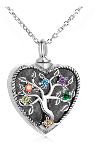 Toupop Tree Of Life Urn Collar Para Cenizas Para Mujeres/hom