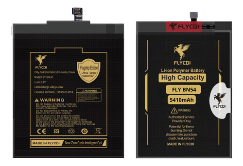 Batería Pila Para Redmi Note 9 Bn54 5410mah Premium