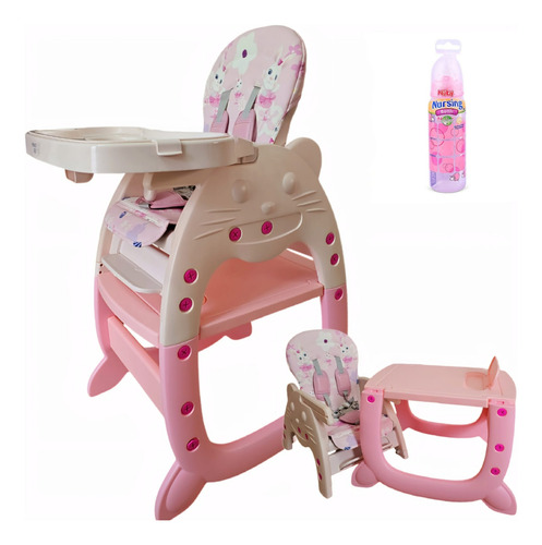 Sillas De Comer Para Bebe 3 En 1 Mesa Carpeta Ck24 Litle Rab