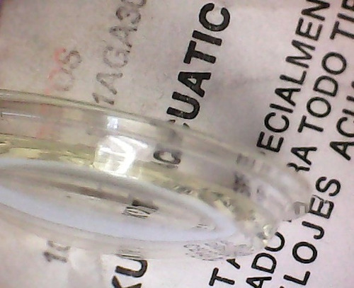 Vidrio Acrílico Para Reloj De Pulsera. Desotos. (Usado)