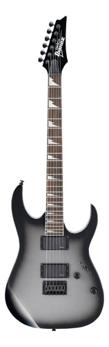 Guitarra eléctrica Ibanez RG GIO GRG121DX soloist de álamo metallic gray sunburst con diapasón de amaranto