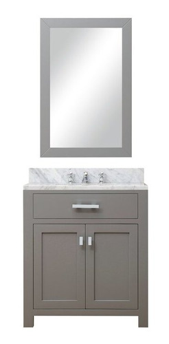 Mueble Para Baño, Gabinete Vanity Con Espejo 30 , Gris