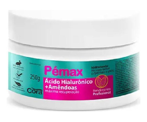 Cora Pémax Ácido Hialurônico +amêndoas Pote 250g