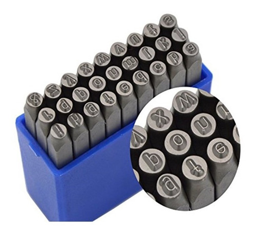 Juego De Punzones 27 Pcs Letra 6mm Metal Wks Tool