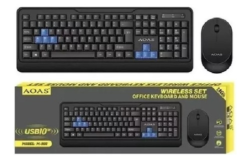 Kit De Teclado Y Mouse Inalámbrico Español M900