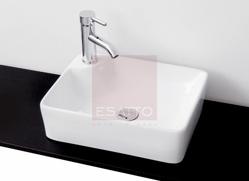 Lavabo de baño de sobreponer Esatto Econokit Alfa 