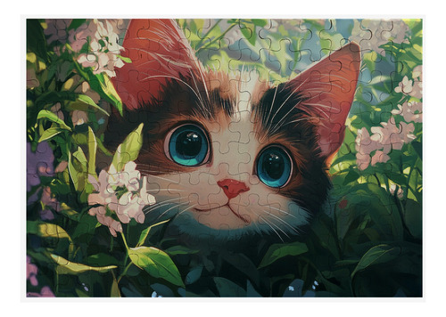 Rompecabezas 117 Piezas Gatito Ojos Azules