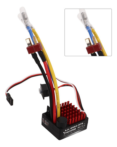 Electronic Esc Ajl 6860 Rtr Rc Car Brushed 60a Waterproof