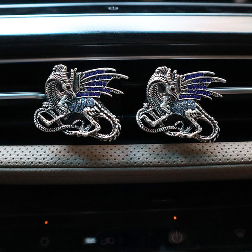 Bling Dragon - Clip De Ventilación Para Automóvil, 2 Unidade