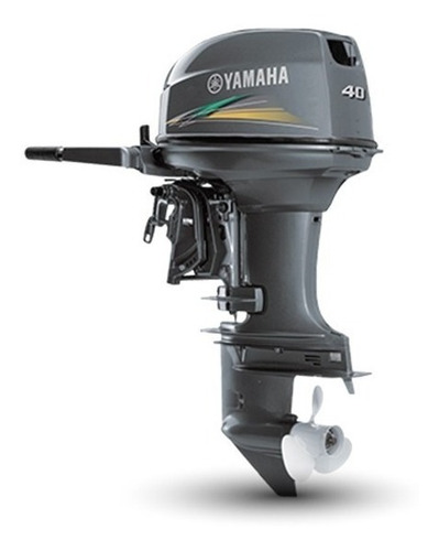 Imagem 1 de 8 de Motor De Popa Yamaha 40hp Amhs 2 Tempos