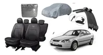 Comprar Jogo Capa Couro Civic 95-99 + Limpador + Capa De Cobrir