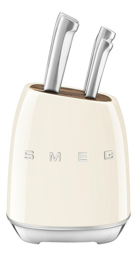 Smeg Juego De Cuchillos De Cocina De Acero Inoxidable, 6 Pie