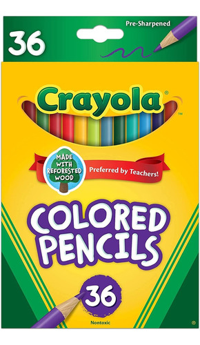 Juego De Lapices De Colores Crayola - 36 Colores Surtidos