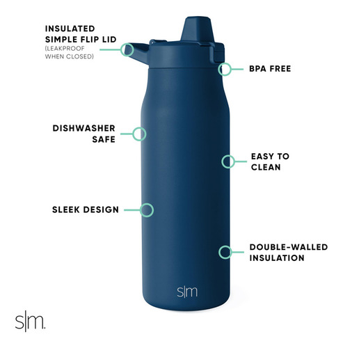 Botella De Agua Filtrada Moderna Y Sencilla | Botellas De Ag