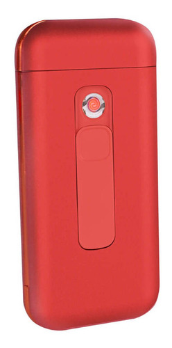 Cigarrera Park Lane Bordes Curvos Color Rojo Con Usb