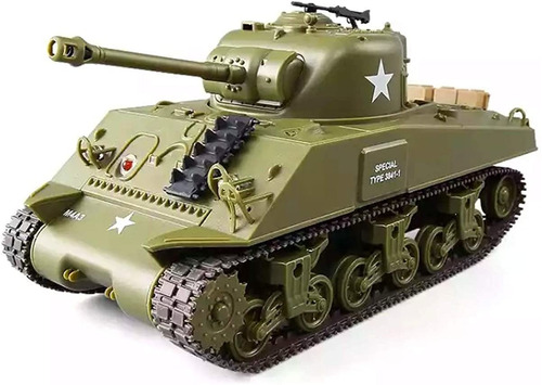 Poco Divo Sherman M4a3 Us - Panzer De Batalla Con Control Re