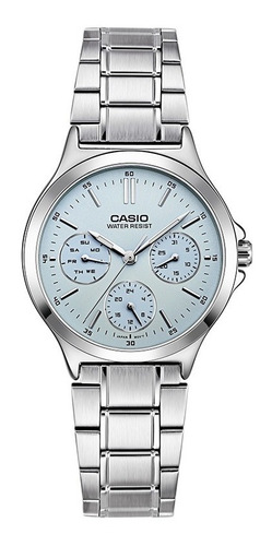 Reloj Casio Ltpv300d-2a Mujer  Multicalendario Somos Tienda