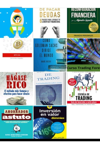 Imagen 1 de 12 de Piense Y Hagase Rico +130 Libros Sobre Trading E Inversion