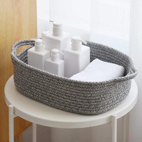 Cesta De Almacenamiento De Cuerda De Algodón Para Bebés Y Ma