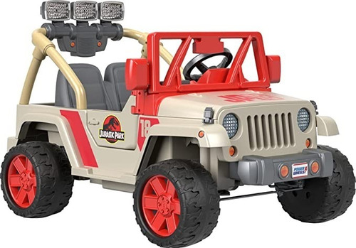 Power Wheels Jeep Wrangler, Jurassic Park Para Niños