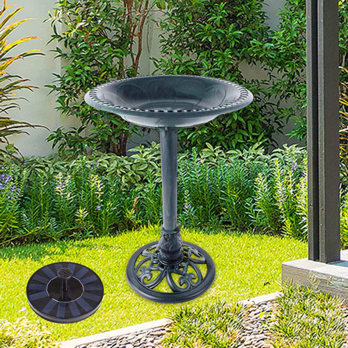 Jardín Pájaro Baño Decoración Balcón Fuente De Agua Con