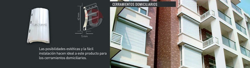 Cortina Aluminio Inyectada Alta Seguridad Tablilla Chapa