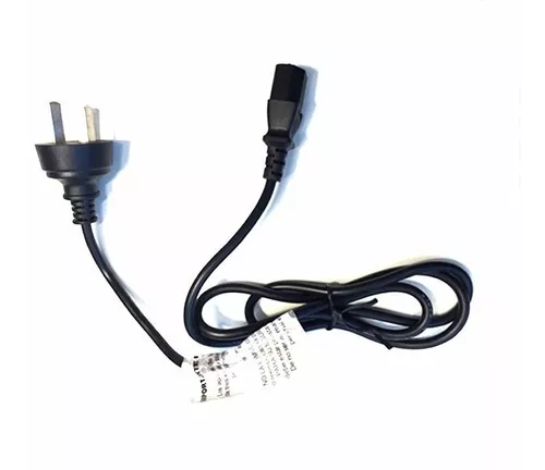 Cable Power De Alimentacion Interlock 220V Pc Monitor 1.2Mts