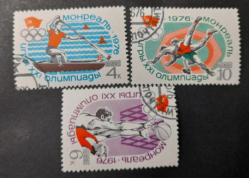 Sello Postal - Rusia - Juegos Olimpicos Montreal 76