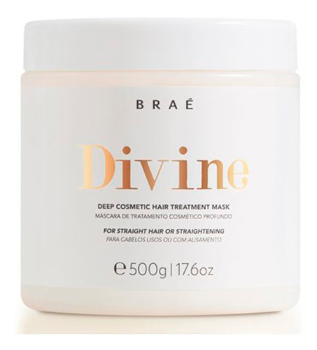 Braé Divine Care Máscara Anti-frizz - 500gr