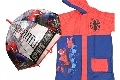  Spiderman Hombre Araña  Pilotos Y Paraguas  S, M, L Orig