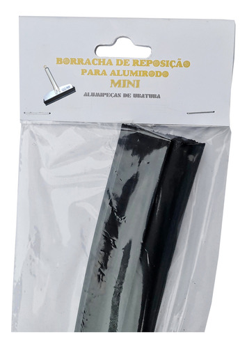 Refil Borracha Para Rodo De Pia Alumipeças - 14cm Cor Preto