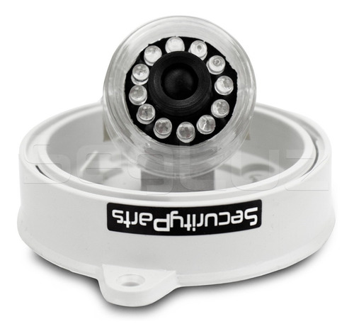 Imagem 4 de 7 de Câmera Segurança Dome Falsa Infra Com Led Security Parts