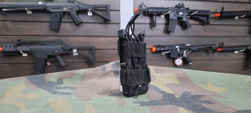 Imagem 3 de 3 de Airsoft Porta Mag Pistola Modular Universal Preto
